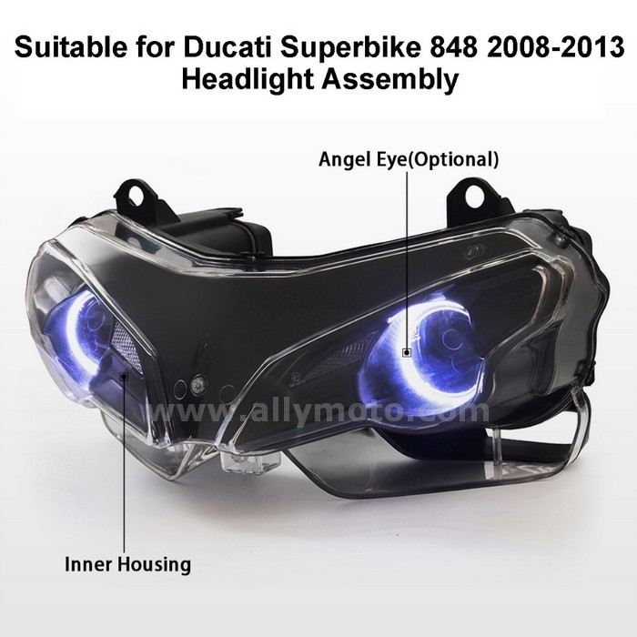 016 Headlight Ducati Superbike 848 2008-2013 1198 2009-2011 1098 2007-2009-3 016 Headlight Ducati Superbike 848 2008-2013 1198 2009-2011 1098 2007-2009-3
